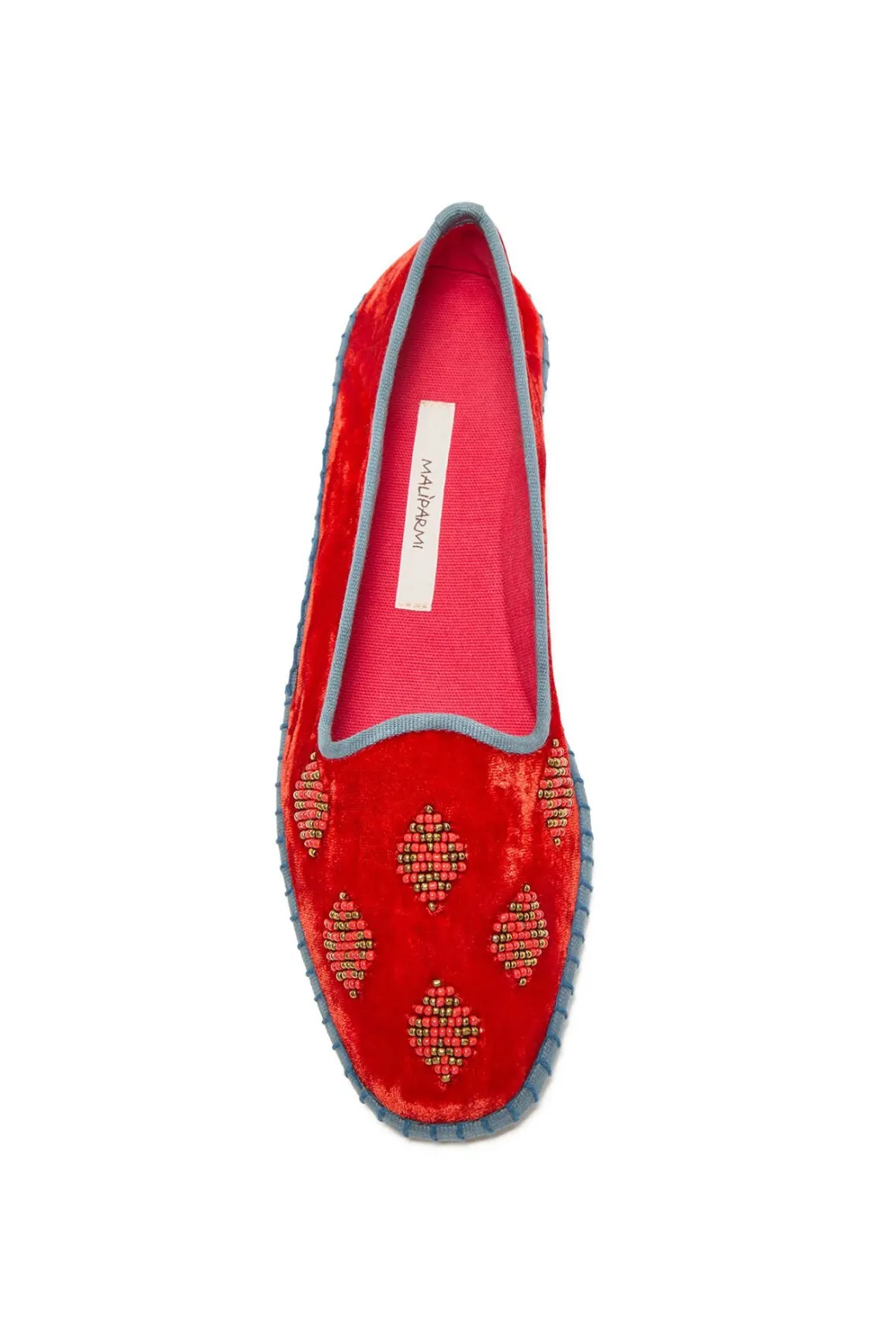 Maliparmi Babouche Bijoux | BABOUCHE-BIJOUX VELVET AND BEADS