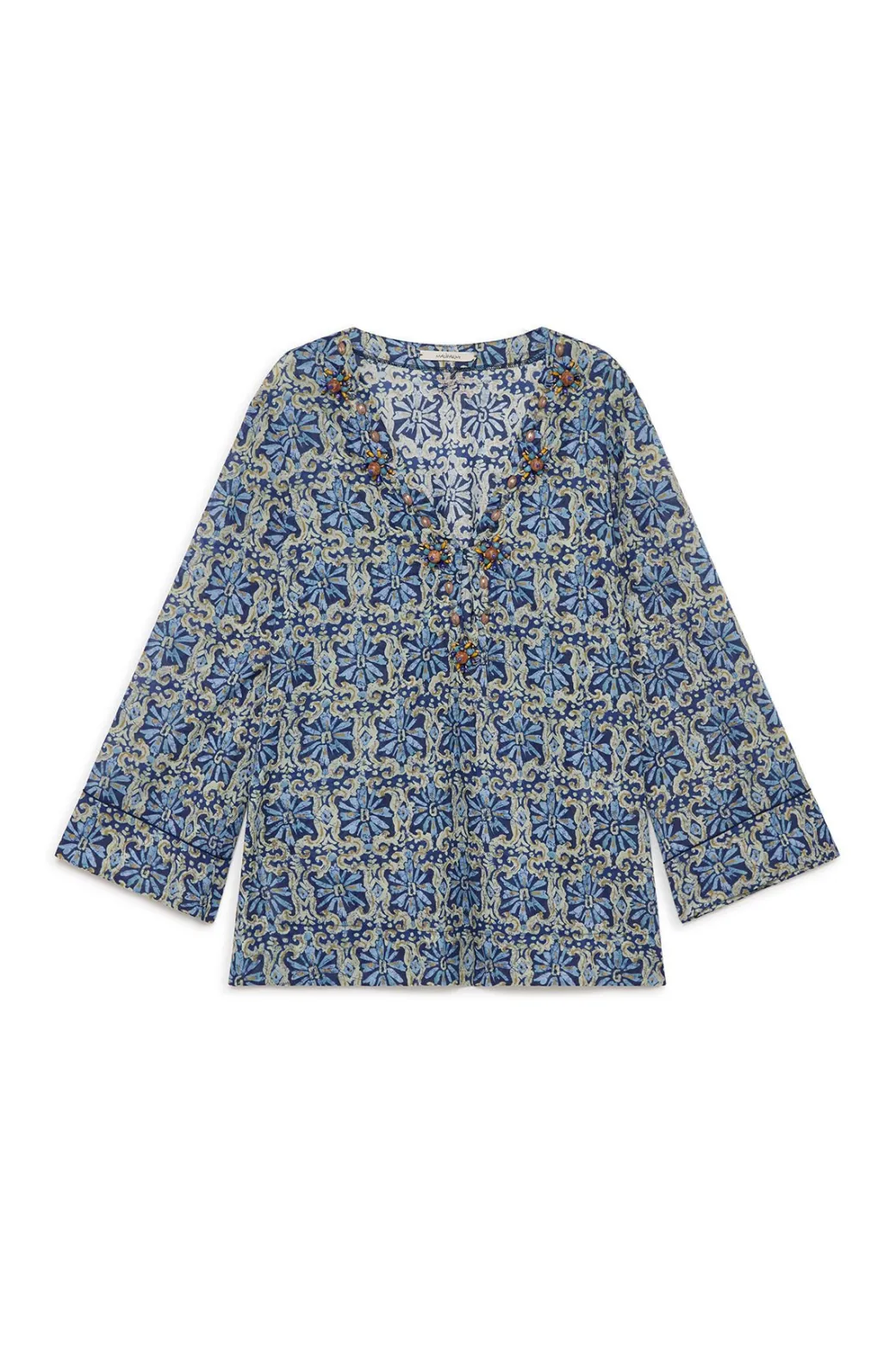 Maliparmi Chemises | CAFTAN FLOWER BATIK