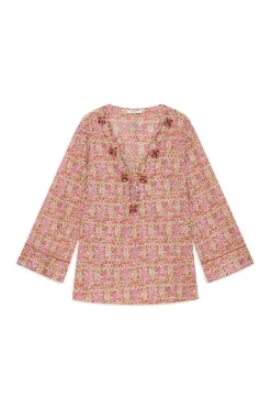 Maliparmi Chemises | CAFTAN FLOWER BATIK