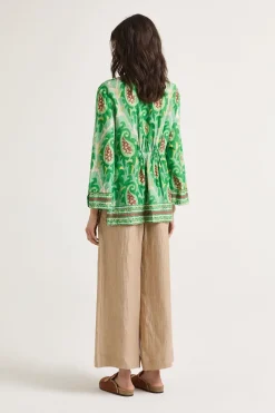 Maliparmi Chemises | CAFTAN MIRTLE PAISLEY