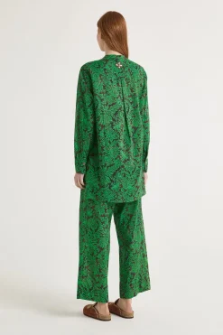 Maliparmi Chemises | CHEMISE CAFTAN MAGICAL FLOWER