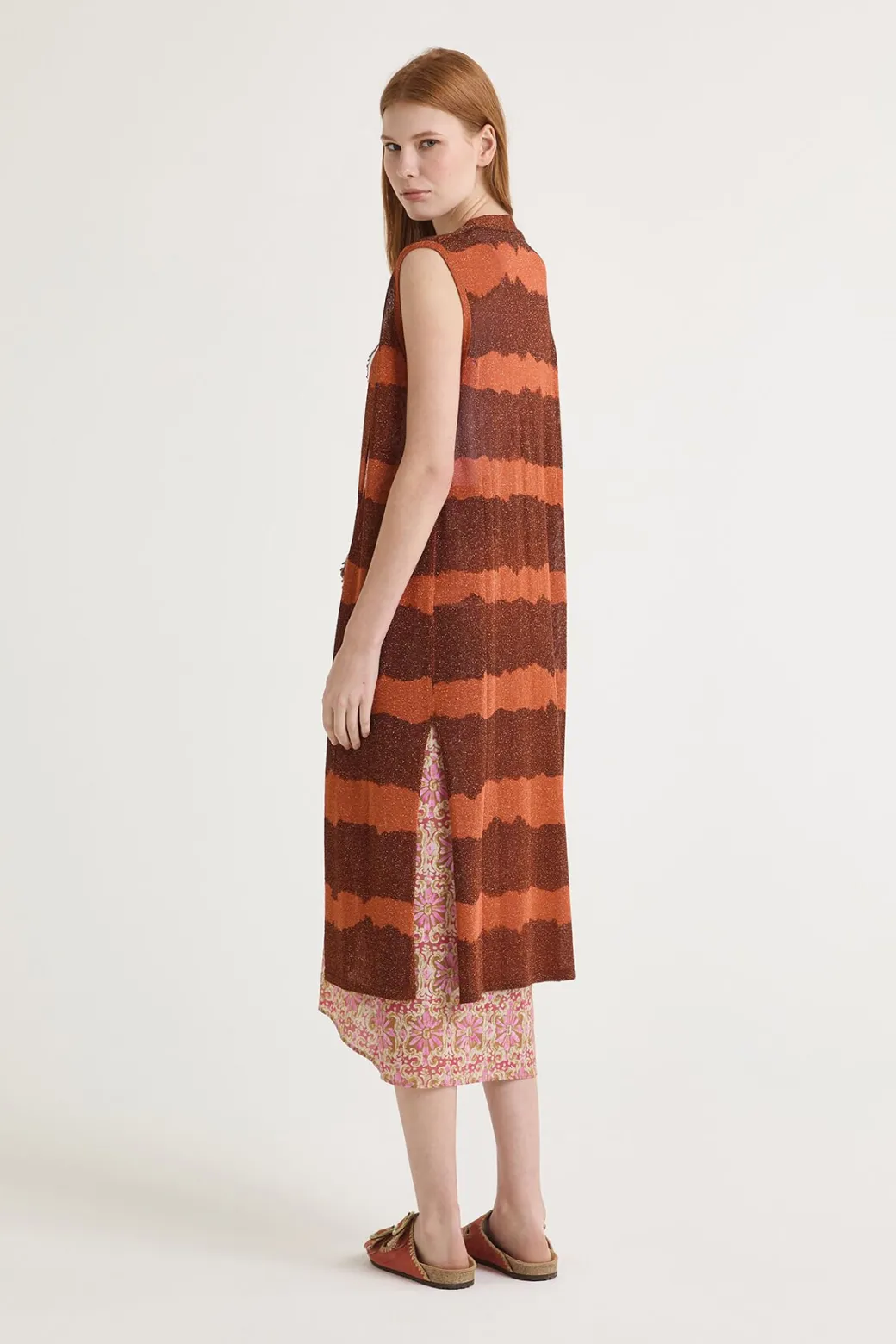 Maliparmi Gilet | GILET LUREX PRINT