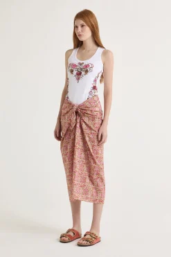 Maliparmi Jupes | JUPE FLOWER BATIK