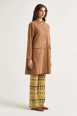 Maliparmi Vestes | PARDESSUS SOFT SUEDE
