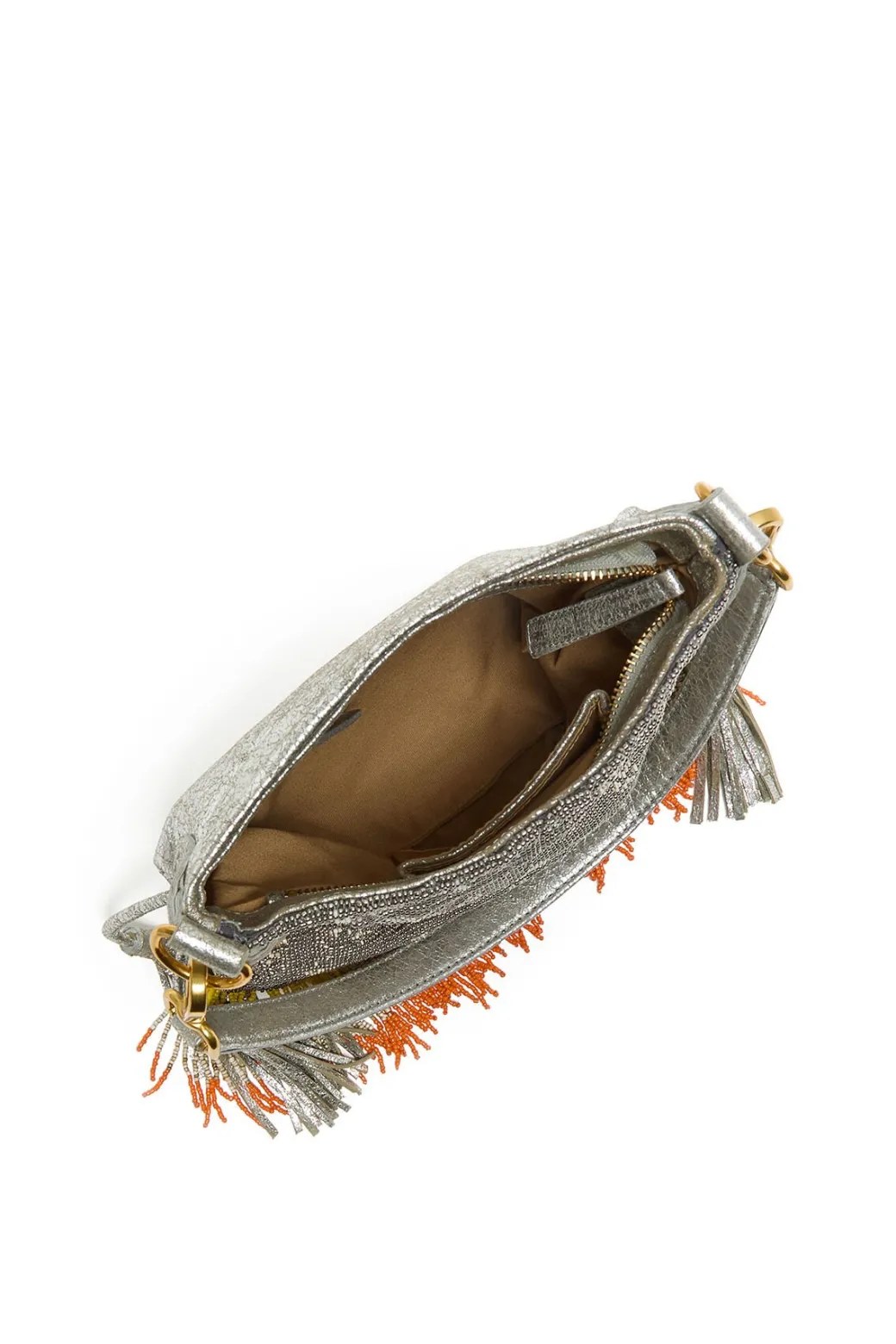 Maliparmi Maliprecious | PETIT SAC PORTÉ ÉPAULE LEATHER & BEADS