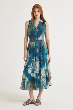 Maliparmi Robes | ROBE BLOOMING SHIBORI