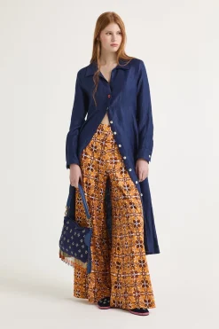 Maliparmi Robes | ROBE LINEN JACQUARD