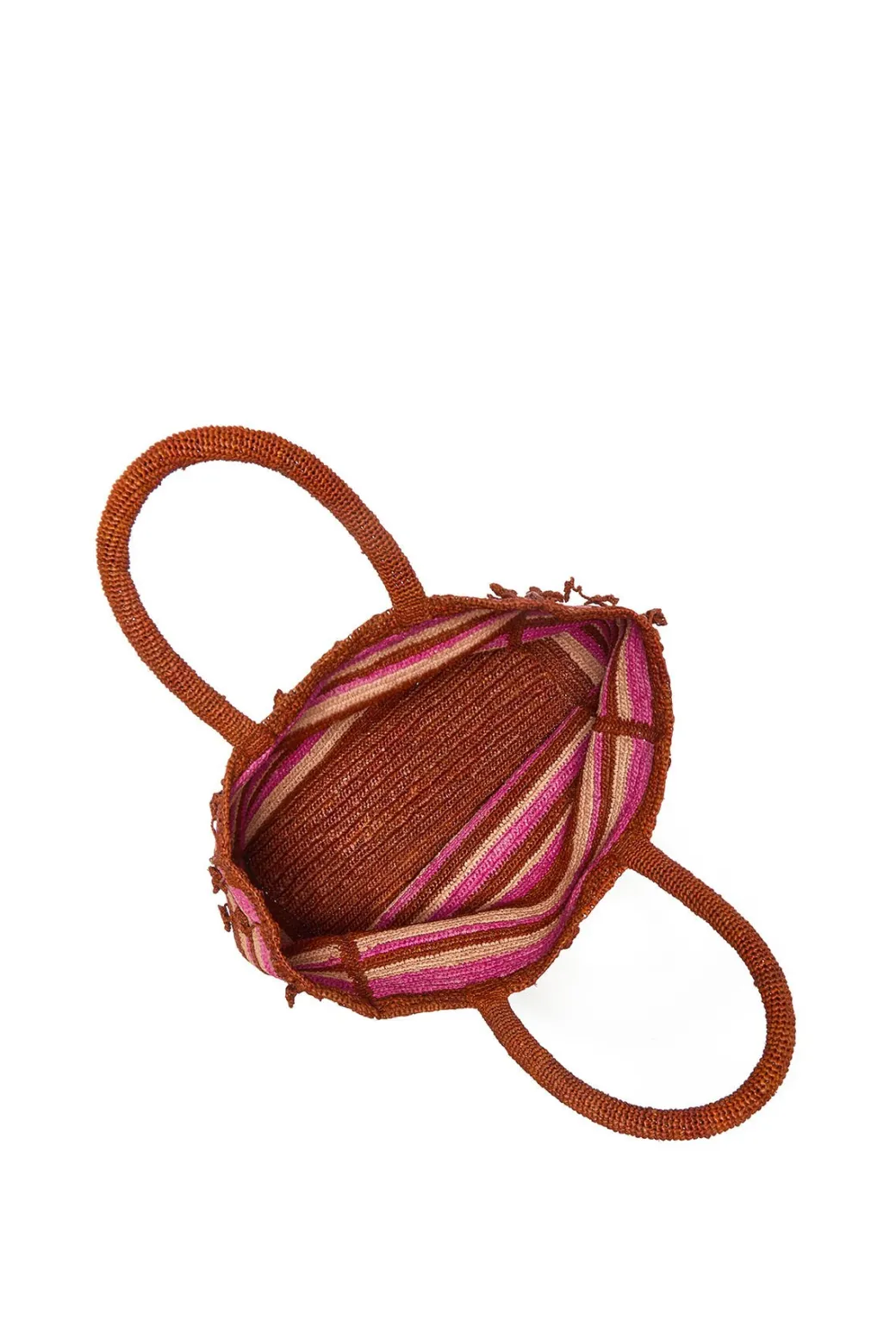 Maliparmi Sacs Shopping | SAC SHOPPING STRIPE FLOWER RAFFIA