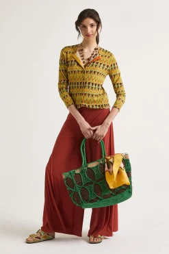Maliparmi Sacs Shopping | SAC SHOPPING SUMMER LUCKY RAFFIA