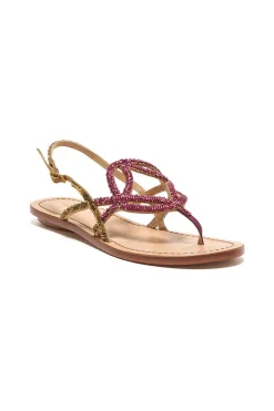 Maliparmi Sandales À Talons Bas | SANDALE CAPRI CUT SHADED EMBROIDERY