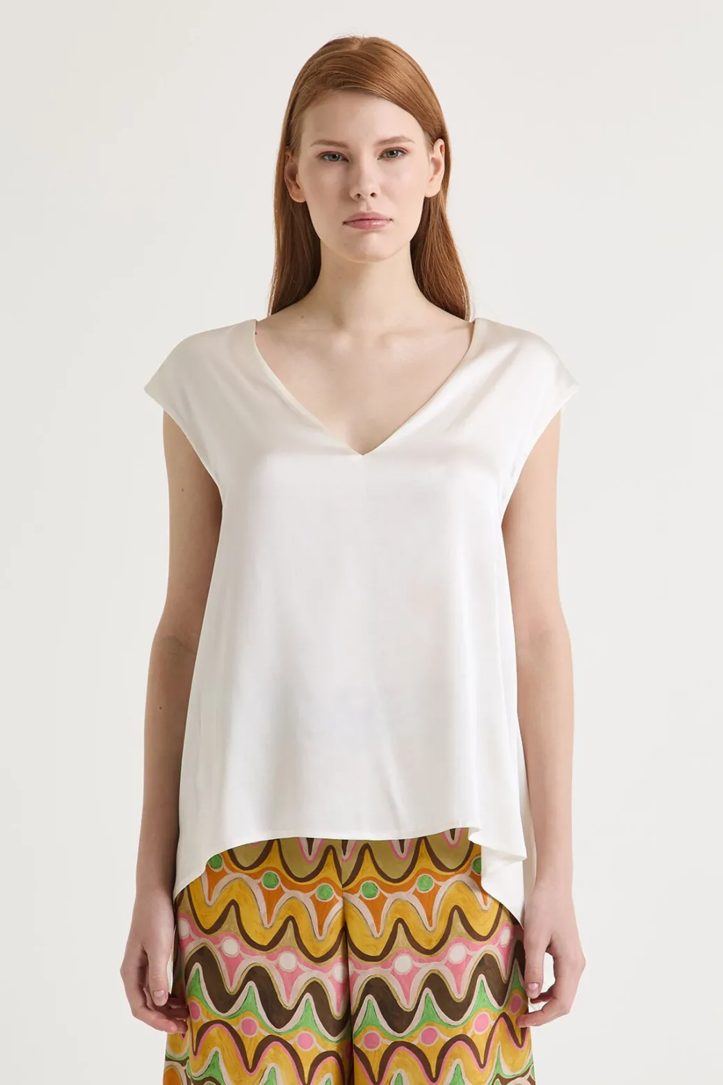 Maliparmi T-Shirts Et Tops | TOP SILK SATIN